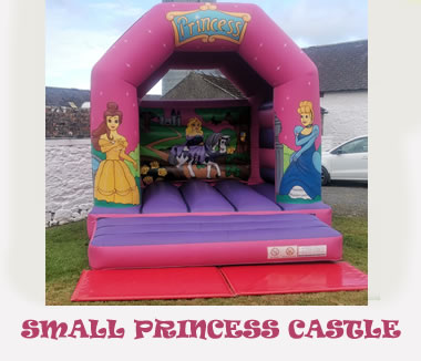 Small Princess Bouncy Castle Hire