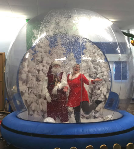 snow globe hire wales