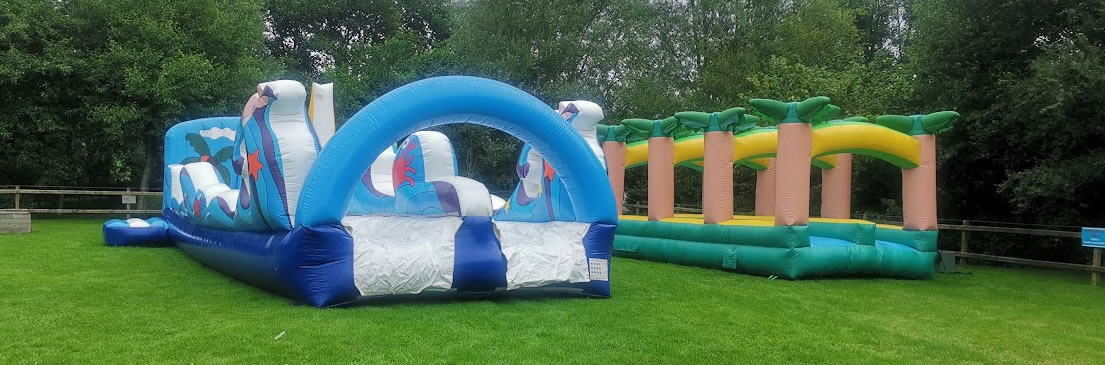 Inflatable water slide hire in Carmarthenshire and Ceredigion