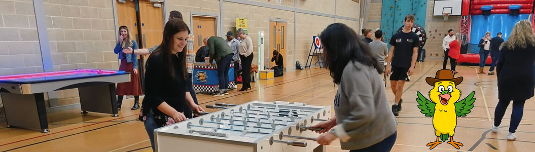 Corporate fun day hire Wales