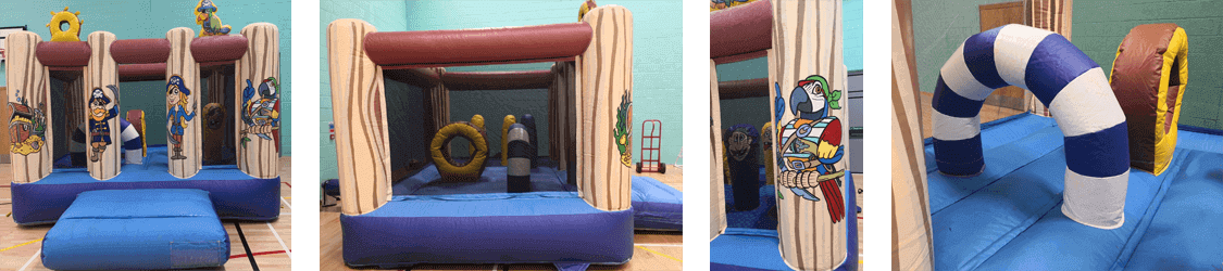 Pirate Theme Mini activity Bouncy Castle Hire