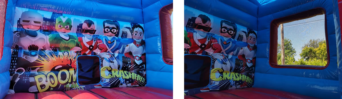 Super Hero combo castle hire