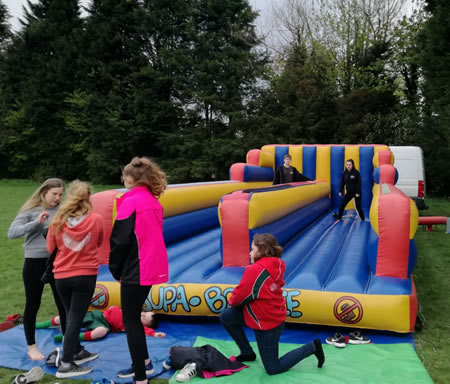 Inflatable Bungee Run Competition