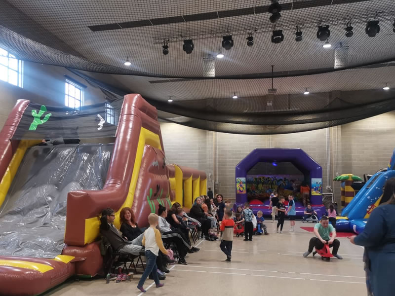 Family fun day inflatables