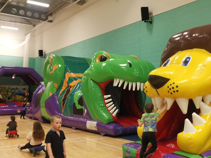 Indoor inflatable arena