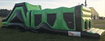 large assault course hire