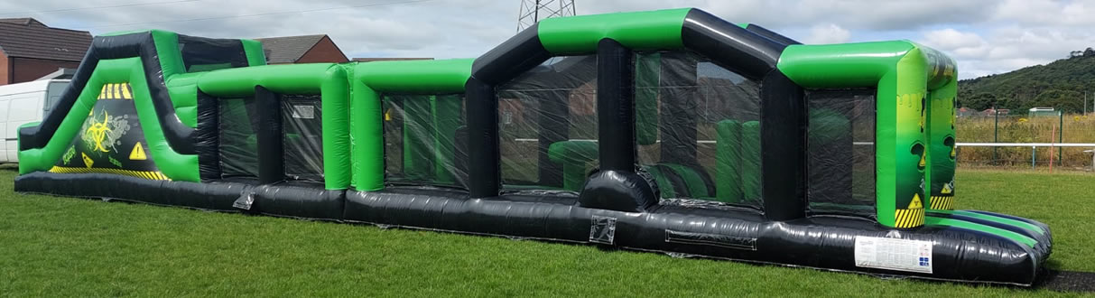 large toxic assault course hire wales