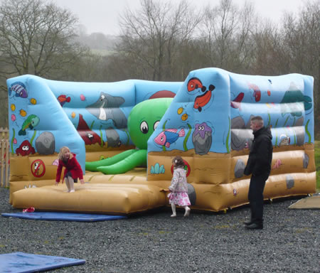 Sea Themed Combo Bouncy Castle Wales